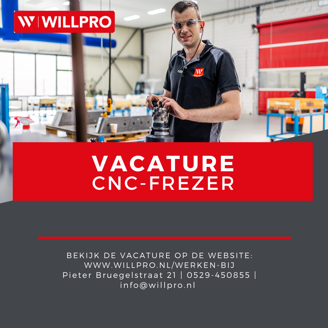 Vacature CNC-Frezer